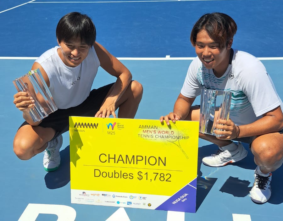 Jepang Hattrick Juara Ganda Putra, Isomura/Nakagawa Angkat Trofi Seri IV M-25